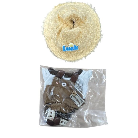 Labubu Clothes Plush Doll Clothes, for Kimmon Mimon Puppy Suit with Hat & Croche - Picture 3 of 8